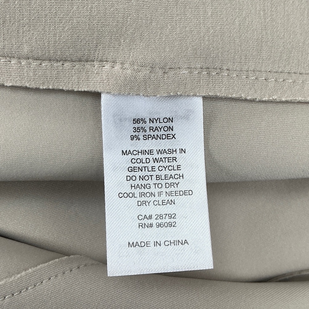 Carolina Belle Light Cream Tailored Trench Coat - Picture 14 of 14